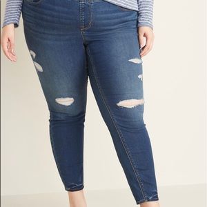Old Navy super distressed rockstar jeggings 22S